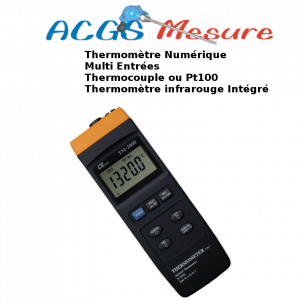 TM2000 Infrarouge + Pt100 + Thermocouples